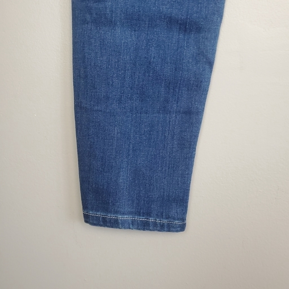 Express 6 Vintage Low Rise Skinny Medium Wash Jegging stretch Jeans Y2K - Picture 7 of 15